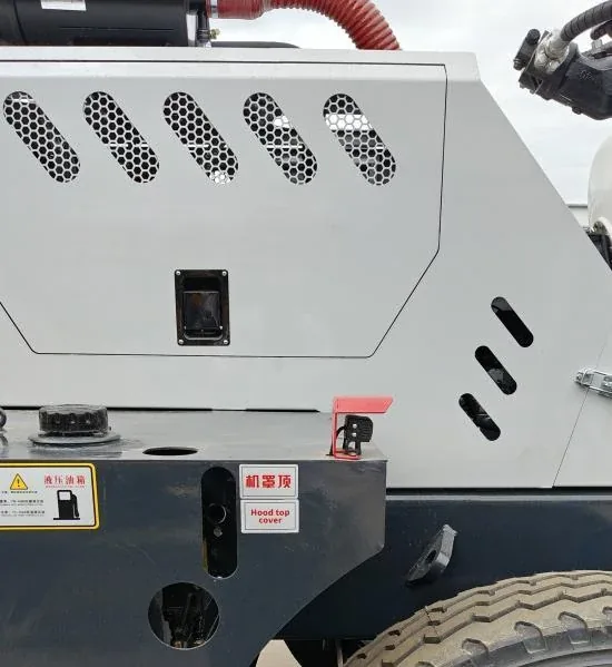 Engine Access on Self-Loading Concrete Mixers