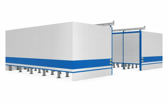 Multi-level precast curing chamber enclosure with pallet storage structure