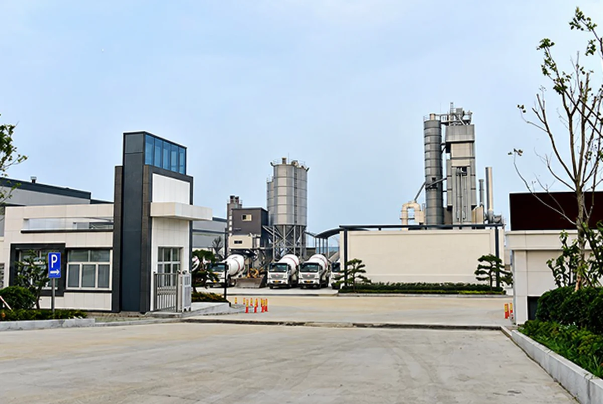 Precast concrete plant project in Yantai, Shandong, China