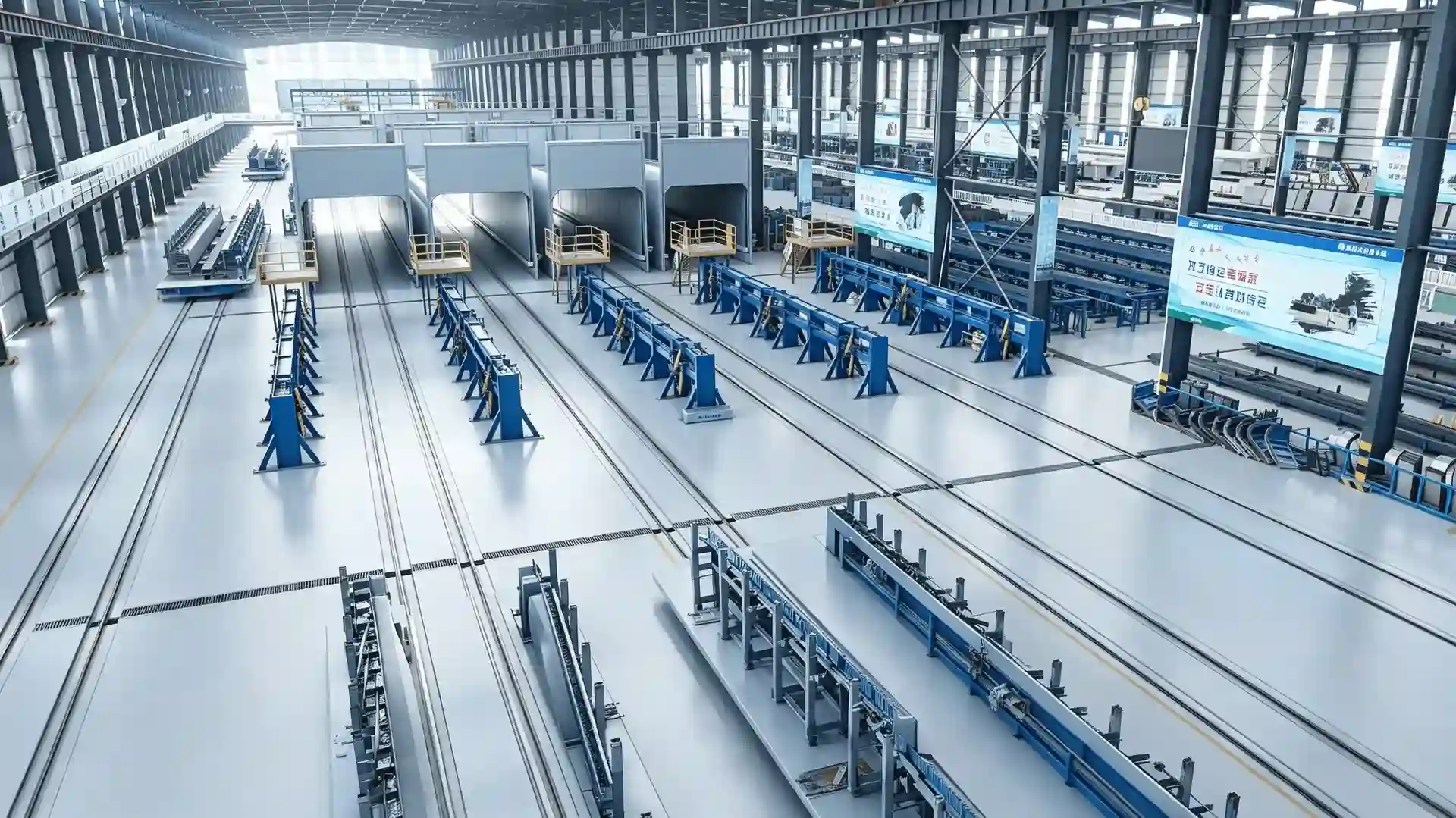 Realjet production line for precast concrete components