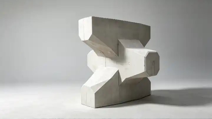 Generic interlocking concrete armour unit with projecting legs and tapered faces