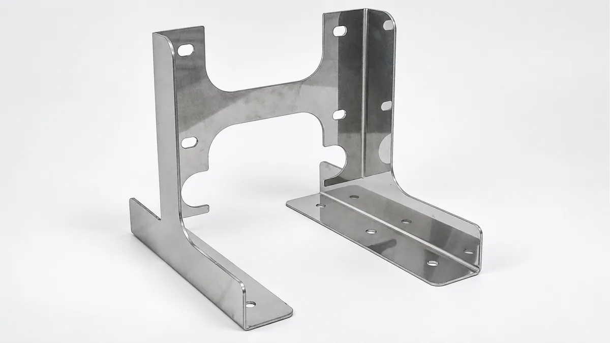 Edited reference image of Heat Exchanger Mounting Bracket