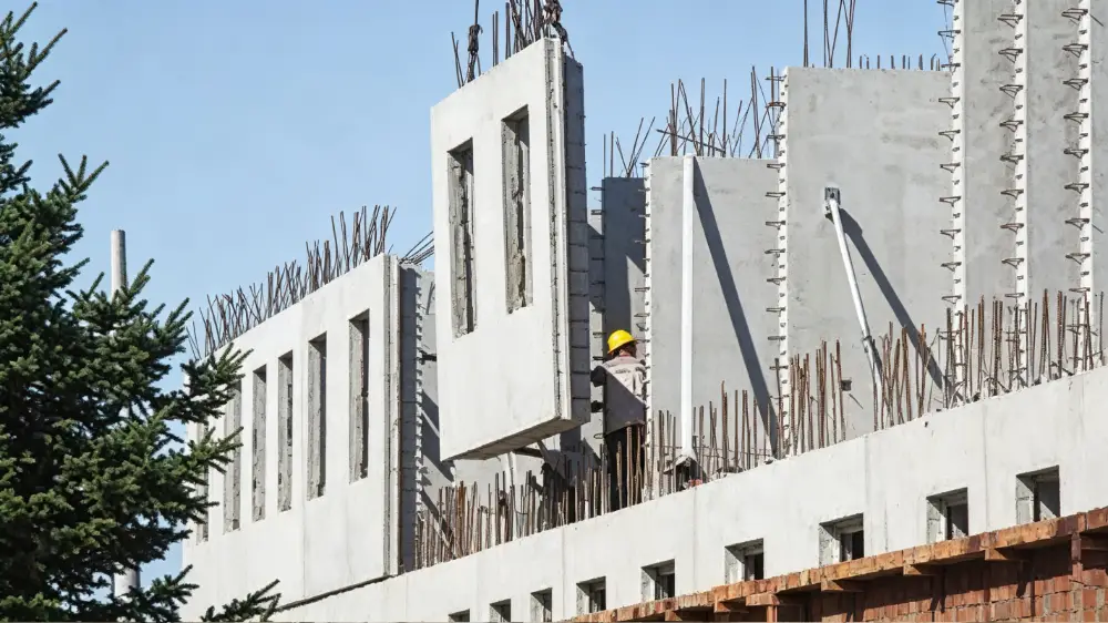 Precast concrete facade panels