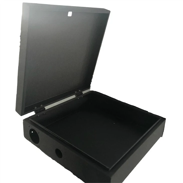 Representative aluminum enclosure boxes configuration for custom component manufacture