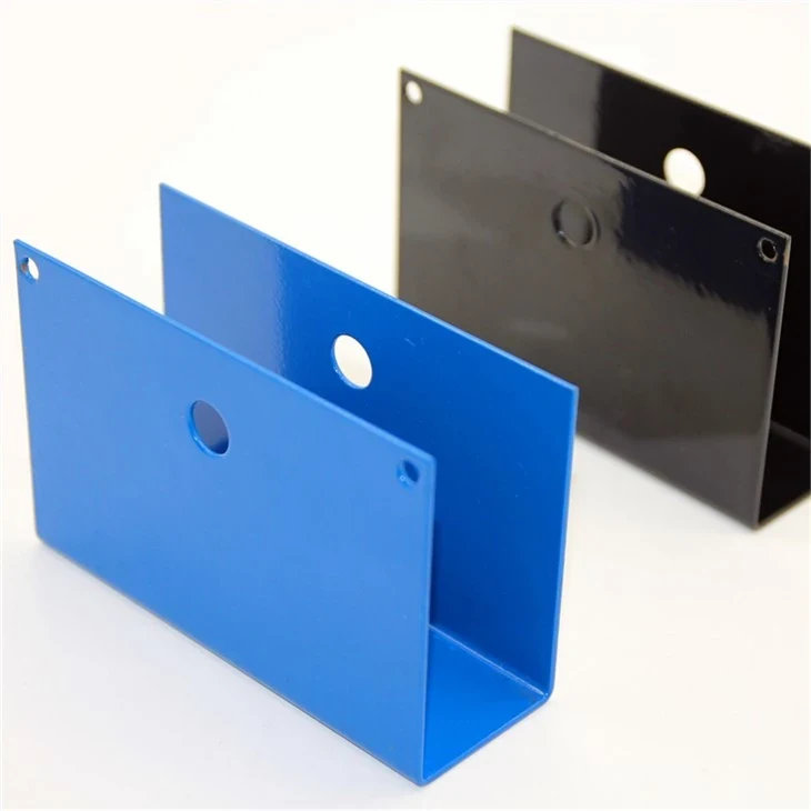 Representative steel plate bending components configuration for custom component manufacture