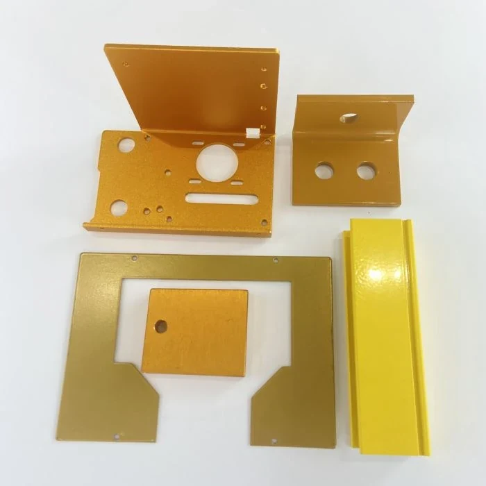 Representative copper sheet metal components configuration for custom component manufacture
