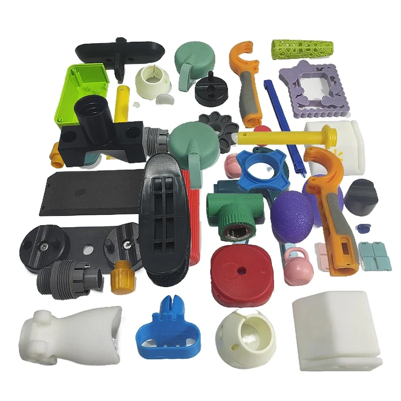 Examples of coloured custom moulded plastic components