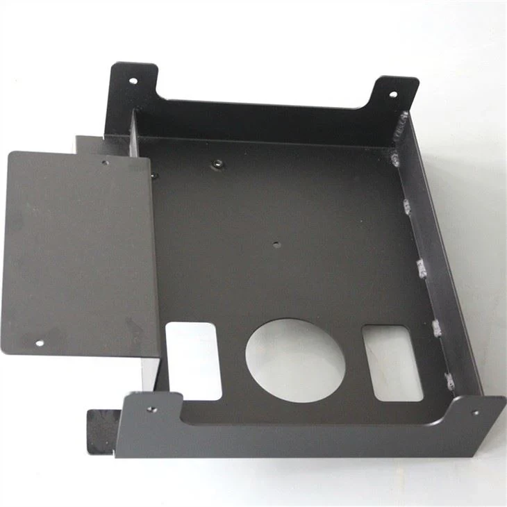 Representative fabricated steel shelf brackets configuration for custom component manufacture