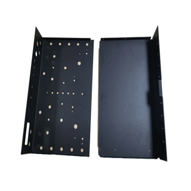 Representative custom equipment panel fabrication configuration for custom component manufacture