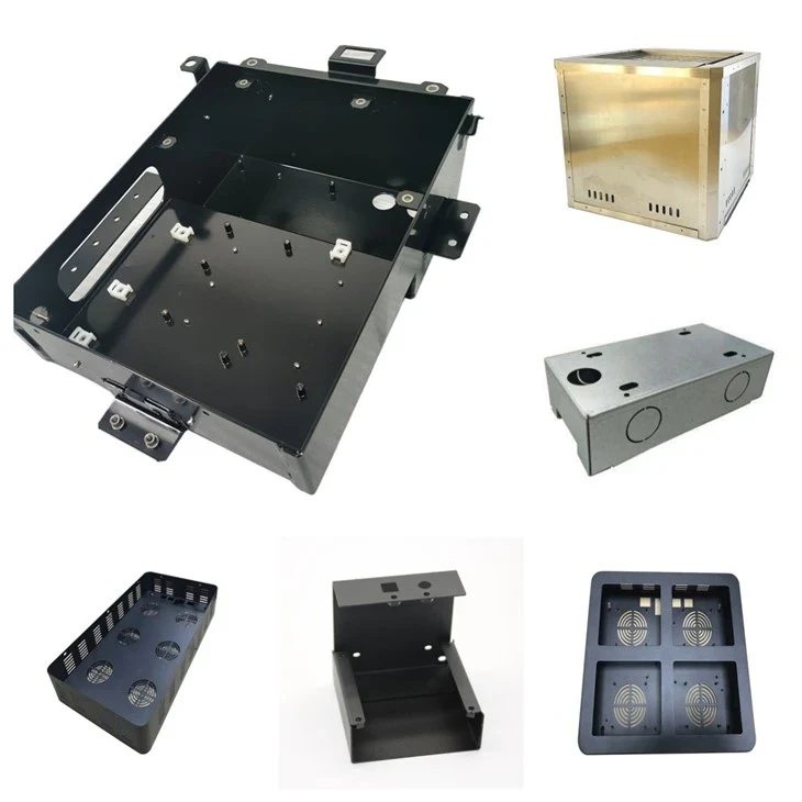 Representative powder coated aluminum equipment enclosures configuration for custom component manufacture