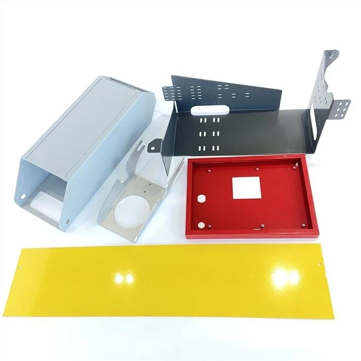 Representative integrated sheet metal fabrication service configuration for custom component manufacture