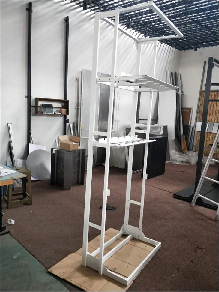 Representative custom sheet metal shelves and trays configuration for custom component manufacture