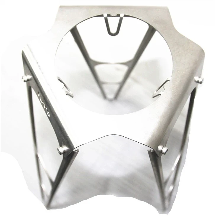 Representative stainless steel sheet fabrication configuration for custom component manufacture