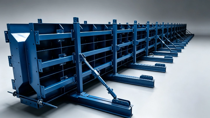 Precast I-girder geometry used as the design basis for a project-specific steel mould system