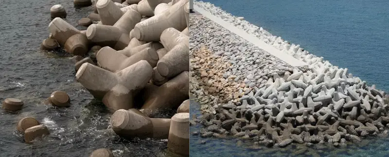 Tetrapod application scenarios